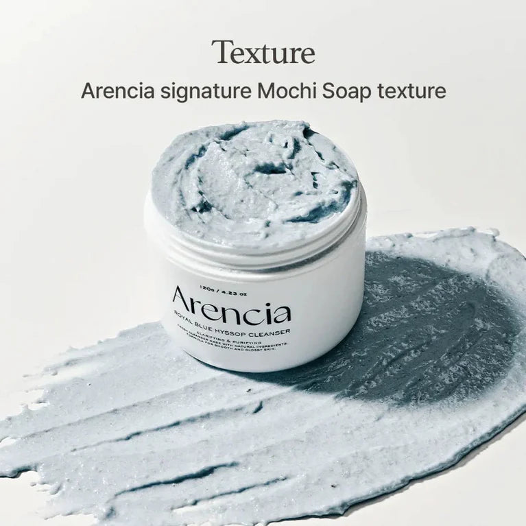 Arencia - Fresh Blue Hyssop Rice Mochi Cleanser