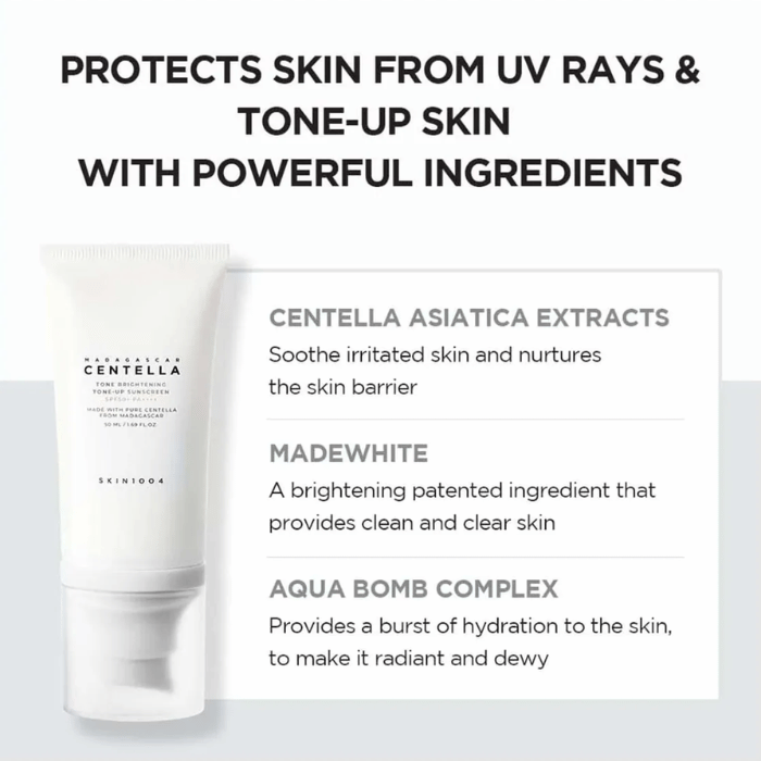 SKIN1004 - Tone Brightening Tone-Up Sunscreen SPF 50+ PA++++