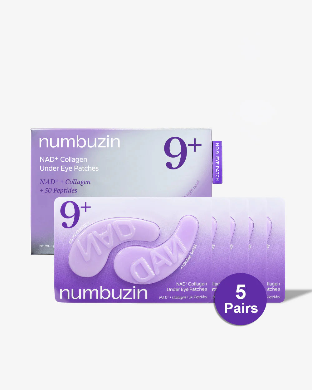 NUMBUZIN - NO.9+ NAD+ COLLAGEN UNDER EYE PATCHES