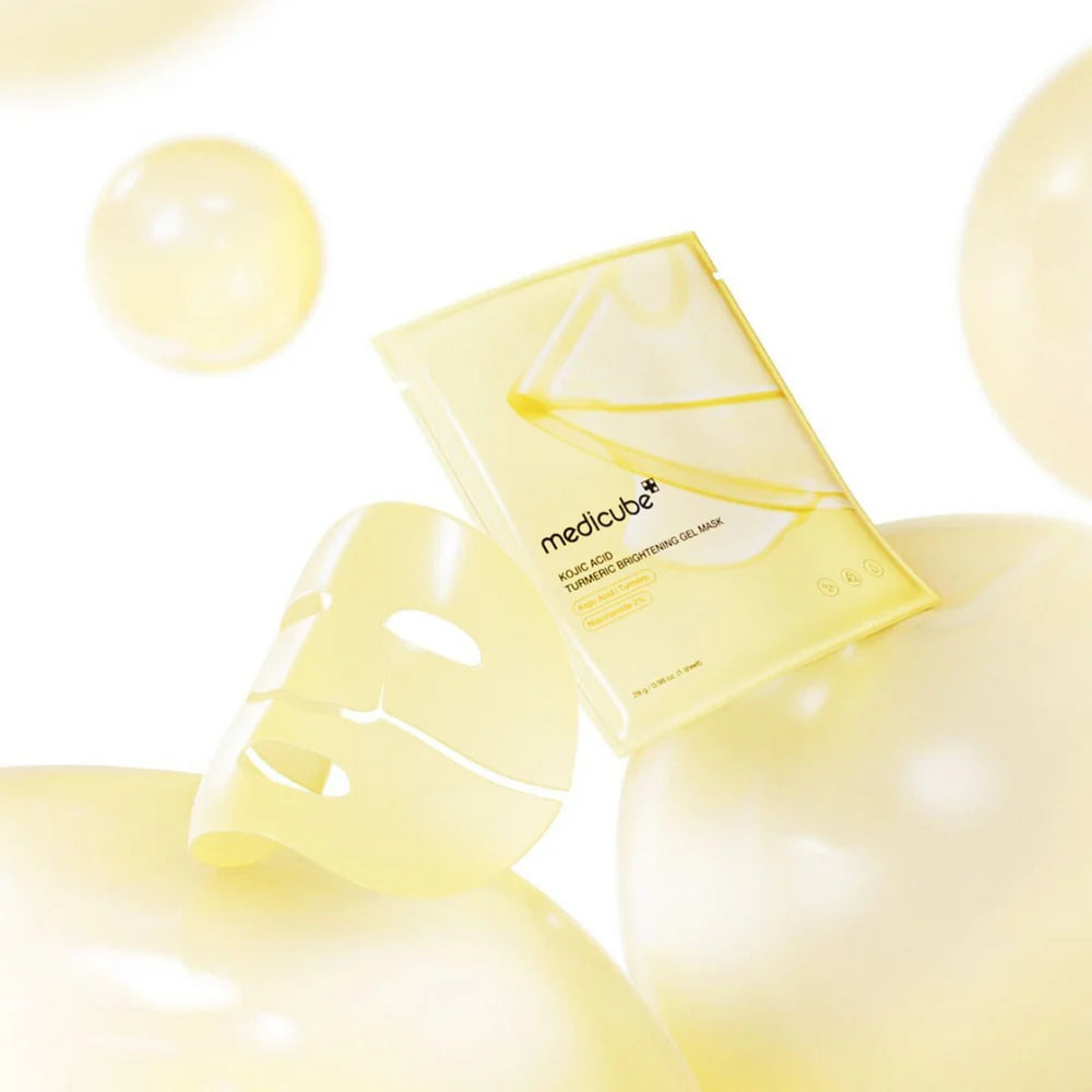 MEDICUBE - KOJIC ACID TURMERIC BRIGHTENING GEL MASK