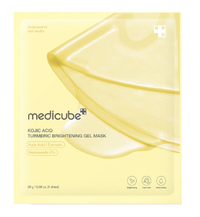 MEDICUBE - KOJIC ACID TURMERIC BRIGHTENING GEL MASK